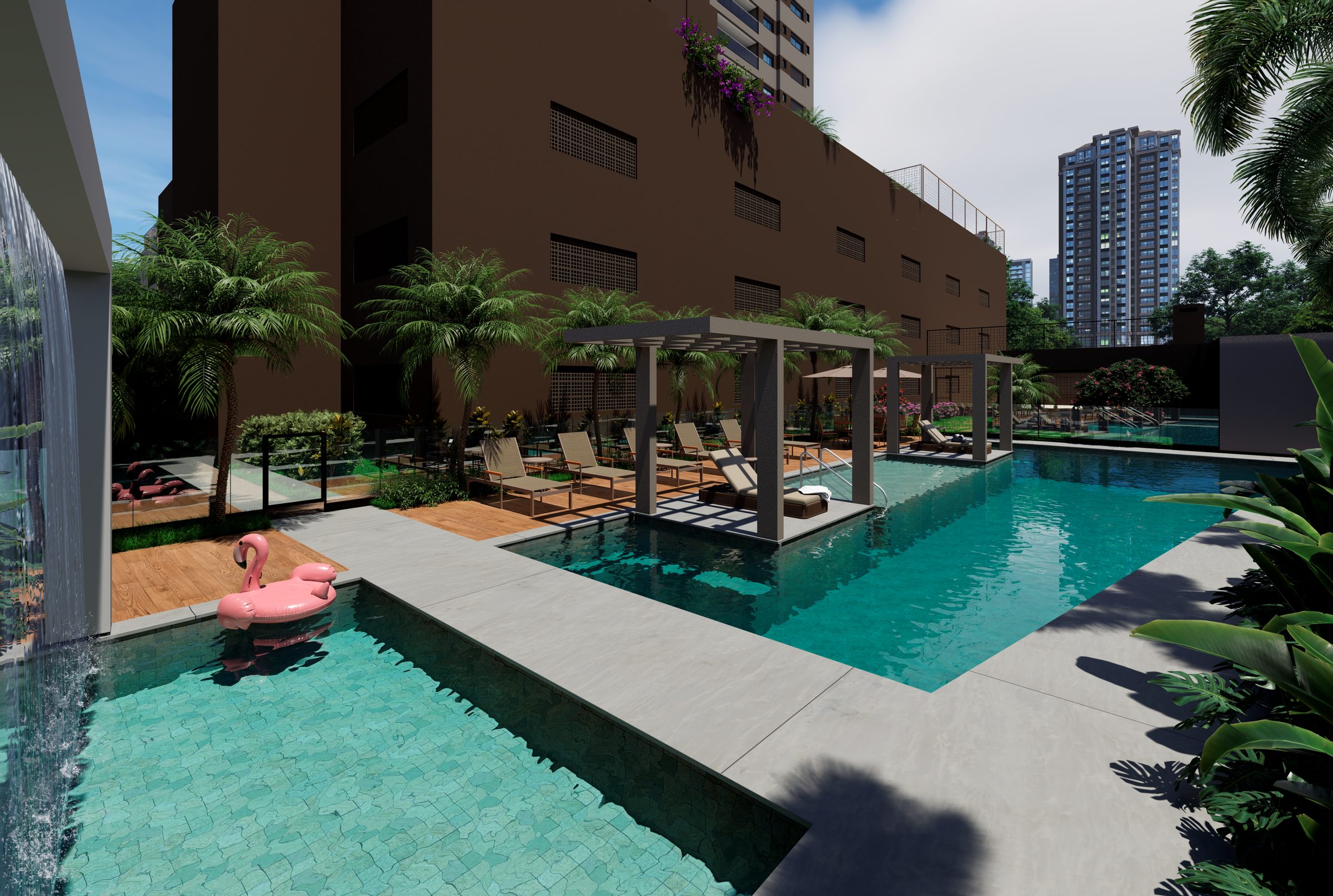 Piscina e sol o ano inteiro